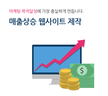 매출상승 웹사이트 제작